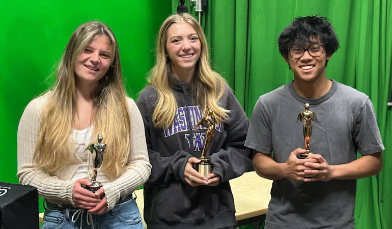 Three student films named best student works in the record breaking 46th Annual Telly Awards.